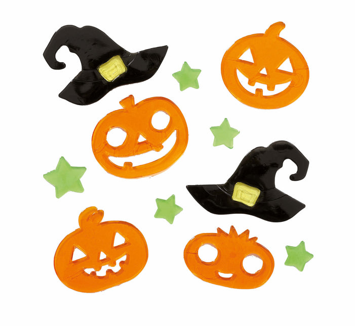 Halloween ikkuna koristelu kurpitsat