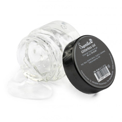 Läpinäkyvä glitter geeli