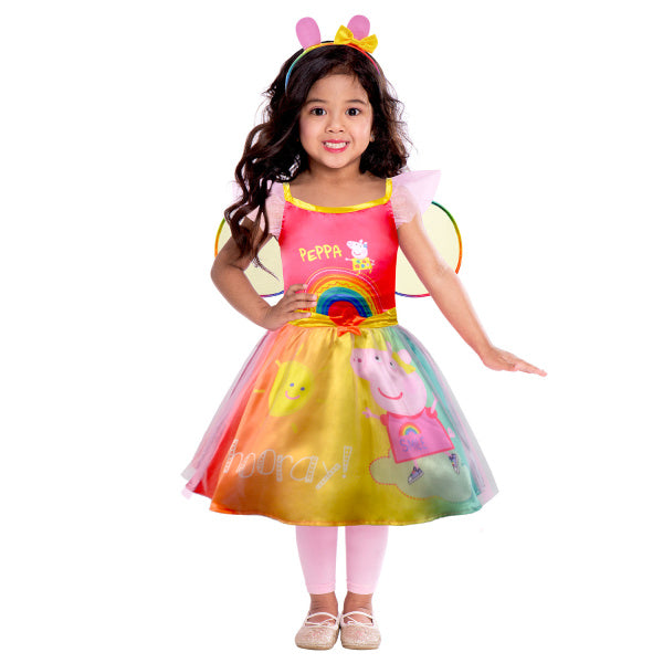 Lapsen puku Peppa Rainbow mekko