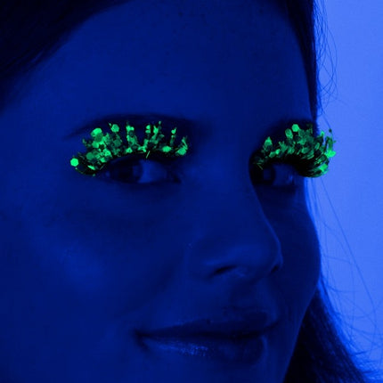 PXP Fake Lashes Glitter Glow In The Dark Mermaid Calypso