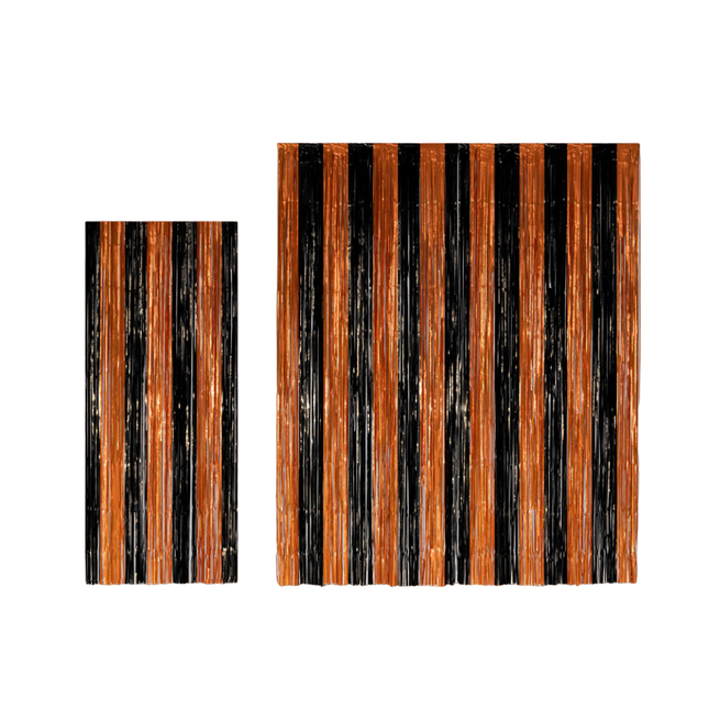 Halloween oviverho musta oranssi 2.4m