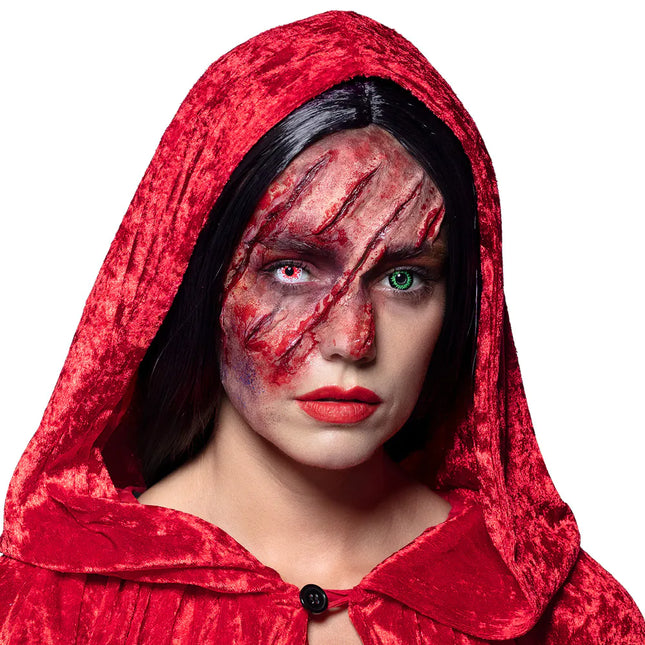 Valkoinen Vihreä Väri Linssit Poison Blood 3Mnd