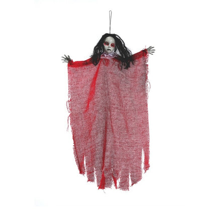 Halloween nukke punainen 60cm