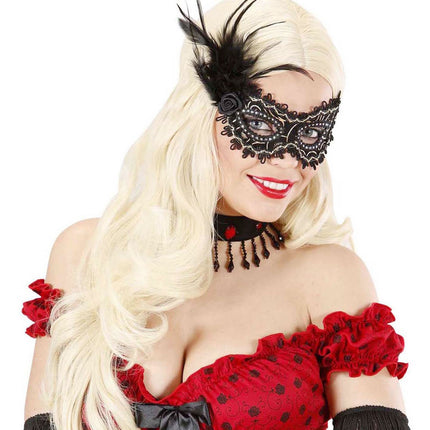 Feather silmänaamari musta