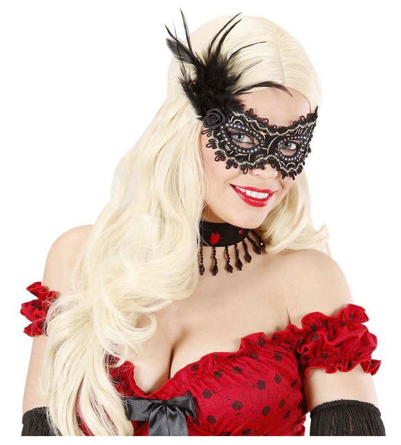 Feather silmänaamari musta