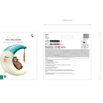 Karhu helium ilmapallo tyhjä 86cm