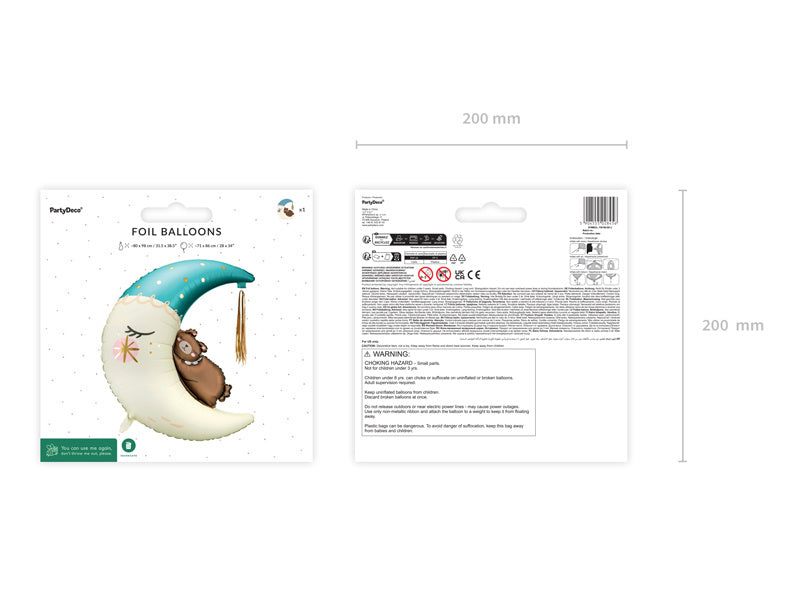 Karhu helium ilmapallo tyhjä 86cm