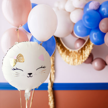 Kissa helium ilmapallo tyhjä 45cm