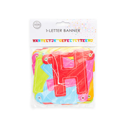 Värillinen kirjain seppele Hyvää syntymäpäivää 2.5m