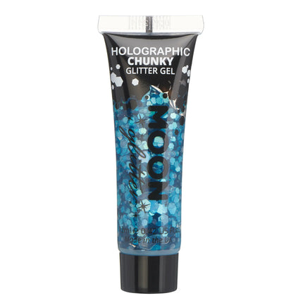 Moon Glitter Hologrammi Hologrammi Chunky Glitter Gel Sininen 12ml
