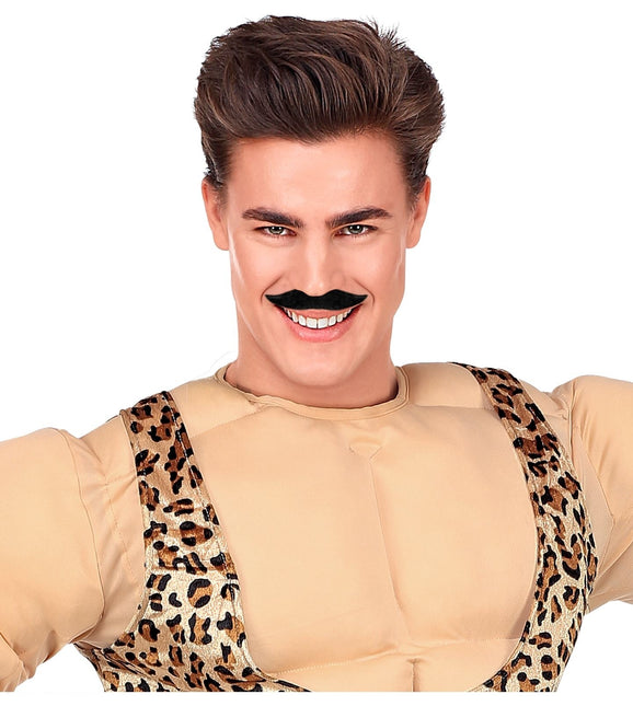 Mustat väärennetyt viikset Large