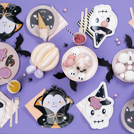 Halloween lautaset Dracula 23cm 6kpl