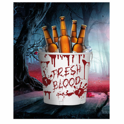 Valkoinen Halloween pöydän koristelu ämpäri