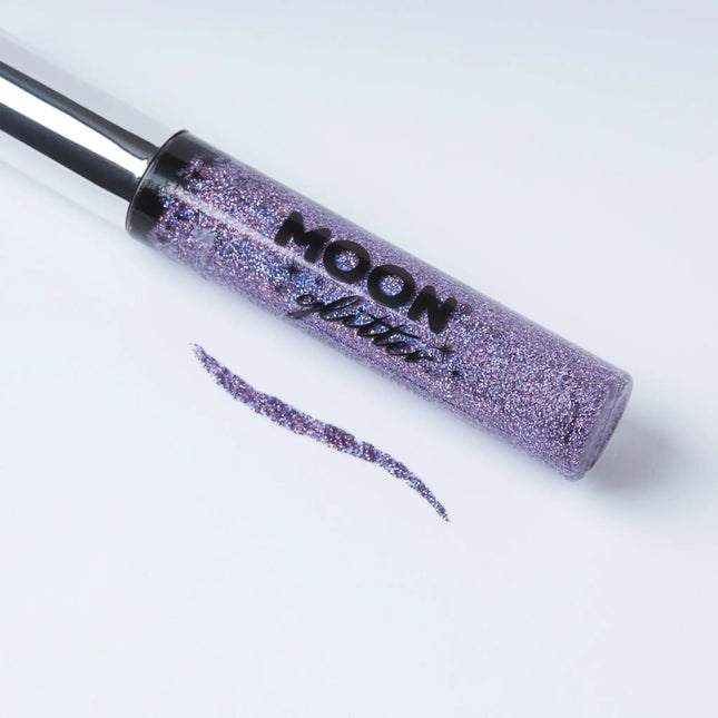 Moon Glitter Holografinen glitteri silmänrajauskynä violetti 10ml