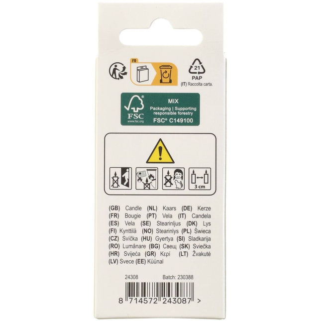 8 vuoden kynttilät 4.5cm