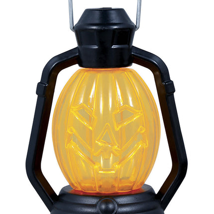 Halloween pöydän koriste kurpitsa lyhty 10cm