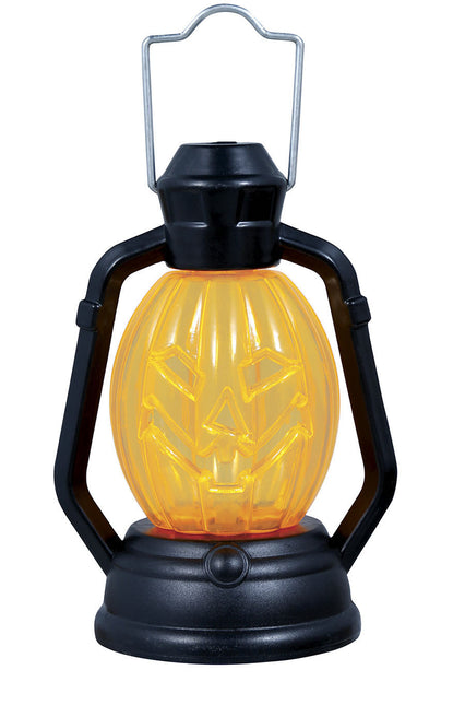 Halloween pöydän koriste kurpitsa lyhty 10cm