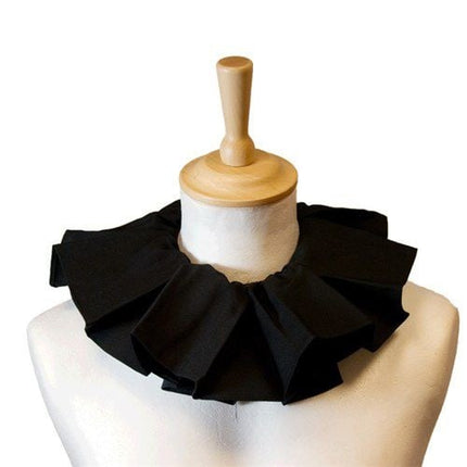 Peten kaulus laskostettu musta