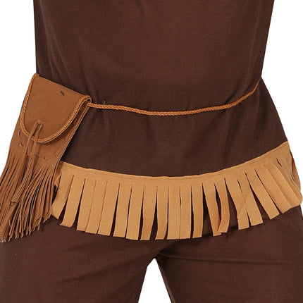 Intialainen puku Ruskea Miehet 2 kpl