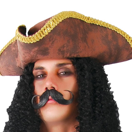 Merirosvopuku Bordeaux Red Miehet