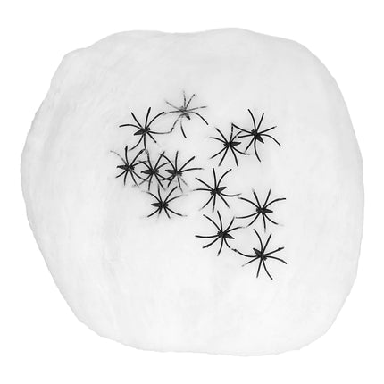 Halloween Spider Web 25 hämähäkkiä