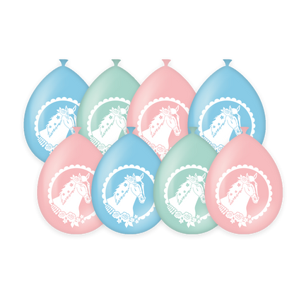 Hevonen ilmapallot 30cm 8kpl