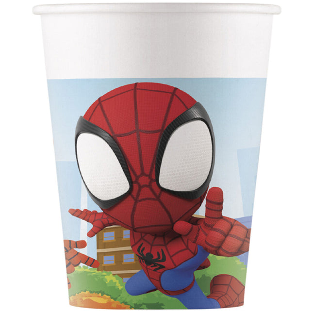 Spidey & Hänen uskomattomat ystävänsä kupit 200ml 8kpl 8kpl