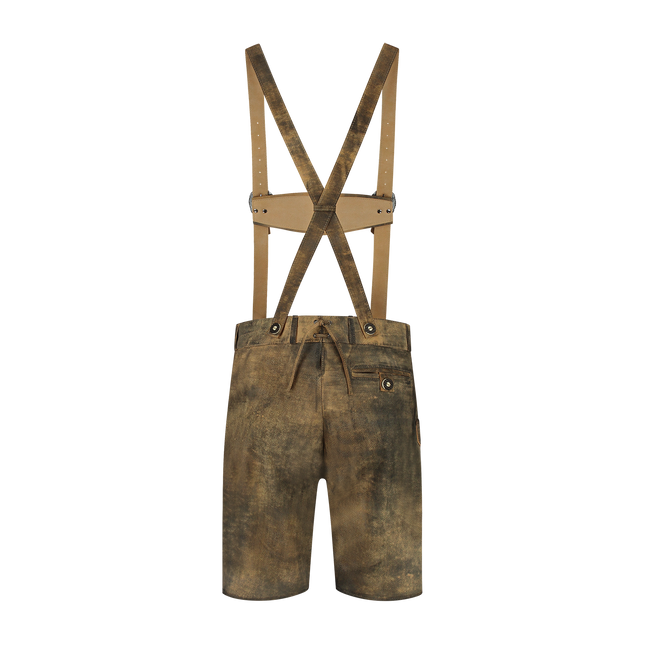 Lederhose Brown Miehet Nahka