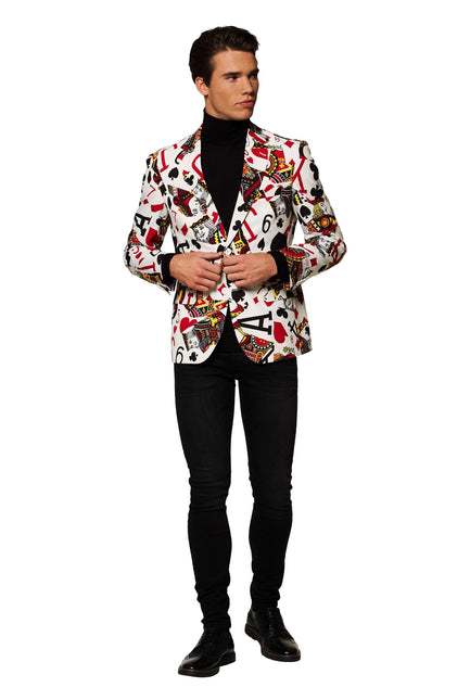 Casino pelikortit Blazer Miesten OppoSuits puvut