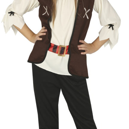 Merirosvo puku ruskea tyttö