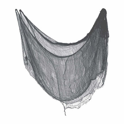 Halloween verho musta kangas 2.28m