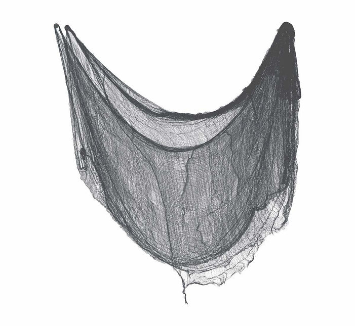 Halloween verho musta kangas 2.28m