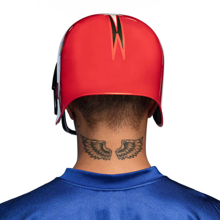 Amerikkalainen jalkapallokypärä punainen