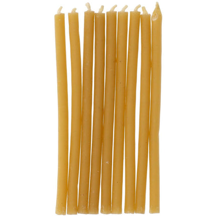 Keltaiset kynttilät 10cm 24kpl