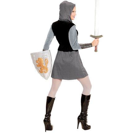 Knight Dress Musta Harmaa Hyvät