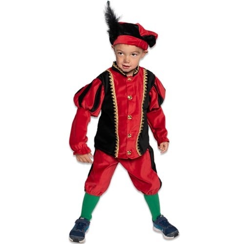 Pietenpak Kind Katoen Punainen/Musta