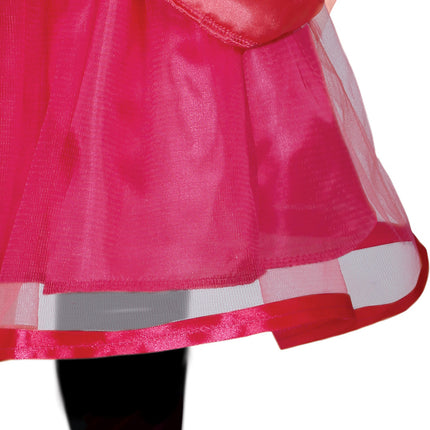 Prinsessa mekko vaaleanpunainen tyttö