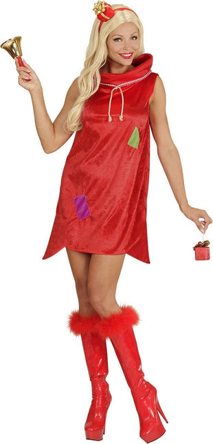 Joulupukin mekko joulupussi lahja hiusnauha