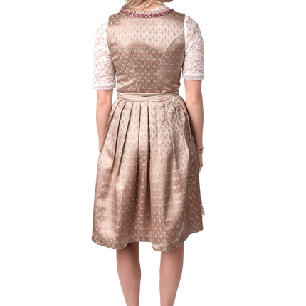 Gold Pink Dirndl Mekko Oktoberfest Hyvät 2 kpl