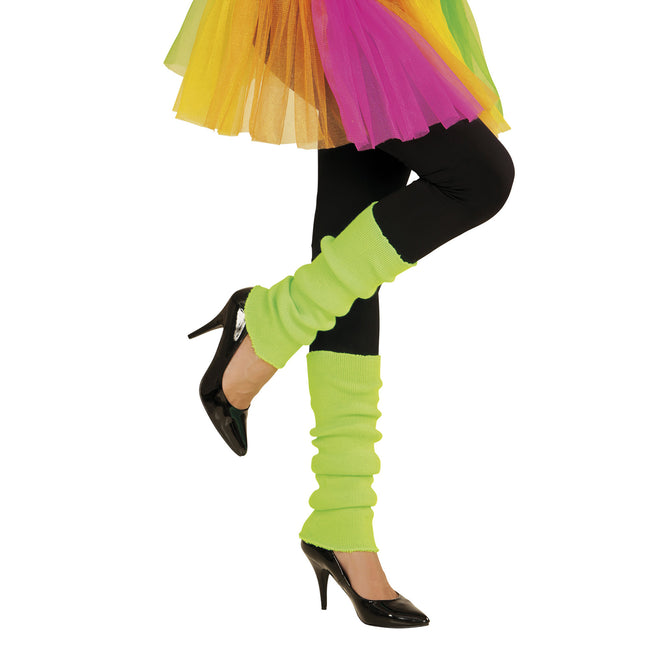 Neonvihreät säärilämmittimet