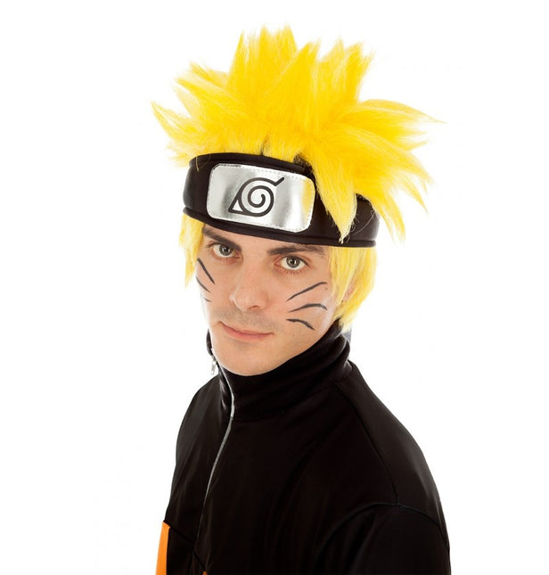 Naruto peruukki keltainen