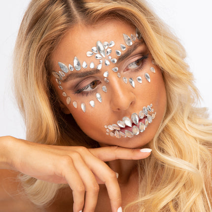 Moon Terror Halloween kasvojen korut sokerikallo