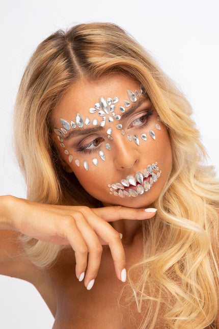 Moon Terror Halloween kasvojen korut sokerikallo