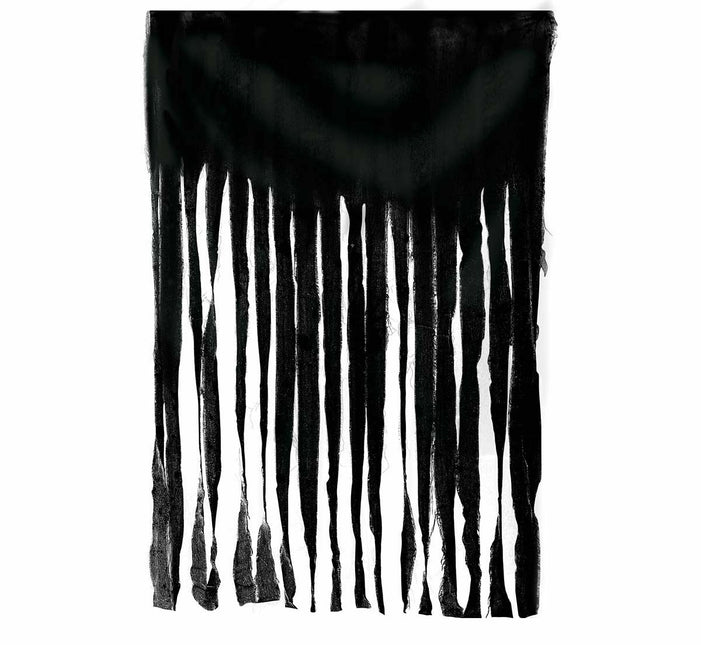 Musta oviverho kangas 2m