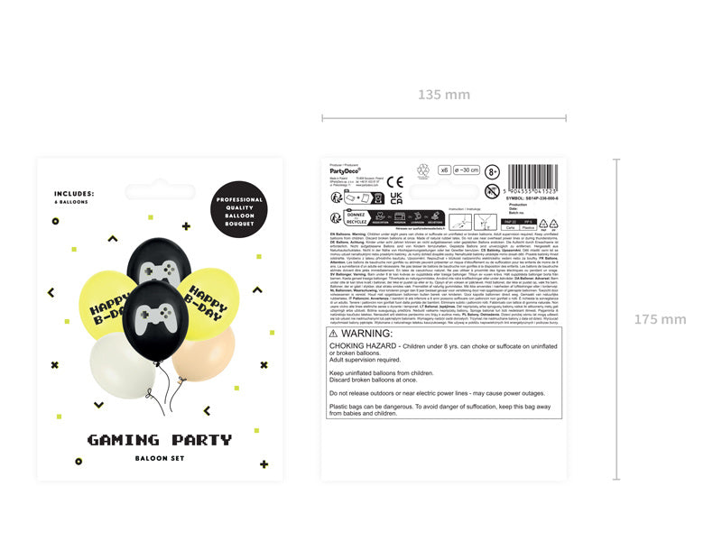 Hyvää syntymäpäivää ilmapallot pelaaminen