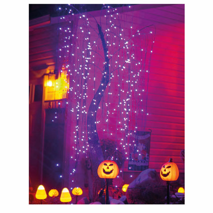 Halloween LED kranssi Lilac 144 valot