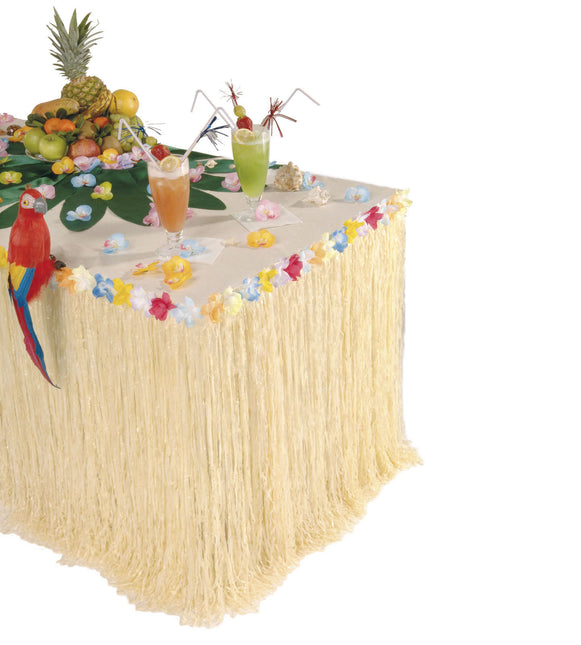 Havaiji pöytä hame kukkia