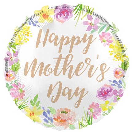 Äitienpäivä Helium ilmapallo kukkia tyhjä 45cm