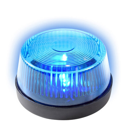 Poliisin vilkkuva valo sininen