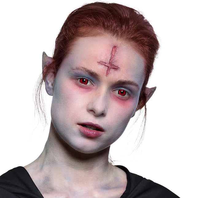 Punainen Musta Väri Linssit